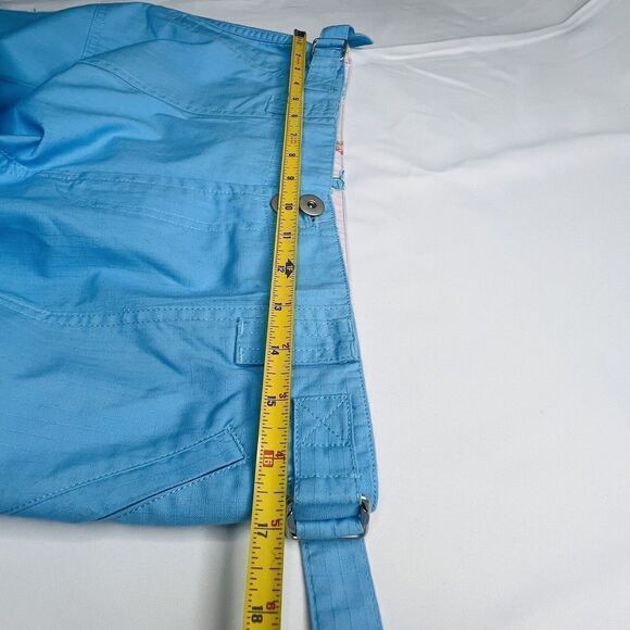 Mountain Lake 10P Womens Pants Capri Cargo Casual Khaki Cotton Floral Aloha 0811 - Picture 9 of 10